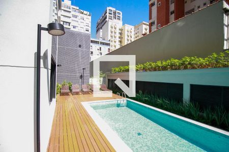 Apartamento para alugar com 37m², 1 quarto e 1 vaga