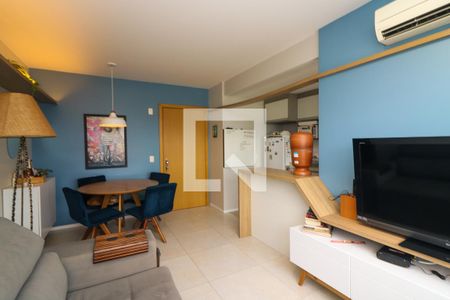 Sala de apartamento para alugar com 2 quartos, 56m² em Menino Deus, Porto Alegre