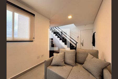 Sala de apartamento à venda com 2 quartos, 94m² em Jardim, Santo André