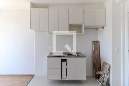 Cozinha de apartamento para alugar com 1 quarto, 28m² em Campos Elíseos, São Paulo