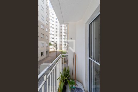 Varanda da Sala de apartamento para alugar com 2 quartos, 54m² em Vila Nova Curuca, São Paulo