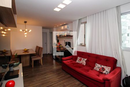 Sala de apartamento à venda com 2 quartos, 64m² em Nova Granada, Belo Horizonte