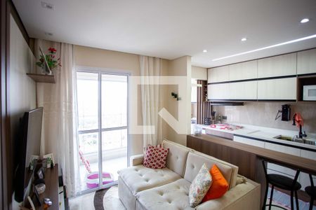 Sala de apartamento para alugar com 2 quartos, 50m² em Centro, Diadema