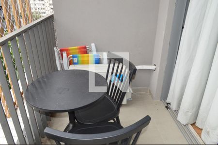 Studio para alugar com 26m², 1 quarto e sem vagaVaranda