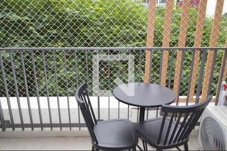 Studio para alugar com 26m², 1 quarto e sem vagaVaranda