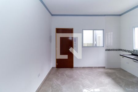 Sala e cozinha de apartamento para alugar com 2 quartos, 50m² em Vila Santa Virginia, São Paulo