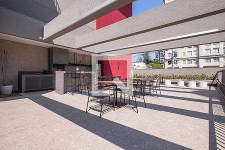 Churrasqueira de kitnet/studio para alugar com 1 quarto, 30m² em Pinheiros, São Paulo