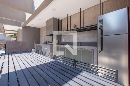 Churrasqueira de kitnet/studio para alugar com 1 quarto, 30m² em Pinheiros, São Paulo