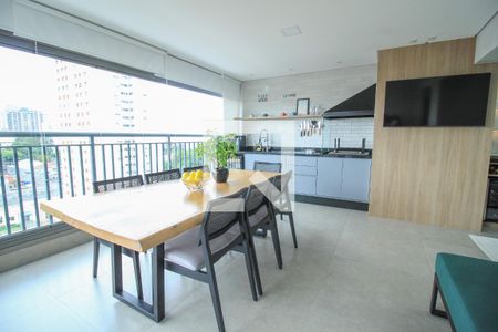 Varanda gourmet de apartamento à venda com 3 quartos, 129m² em Alto da Mooca, São Paulo