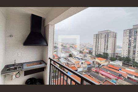 Varanda Sala - Sala de Jantar de apartamento para alugar com 2 quartos, 58m² em Utinga, Santo André