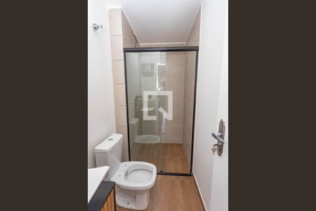 Banheiro da suíte de apartamento para alugar com 1 quarto, 55m² em Centro, Diadema