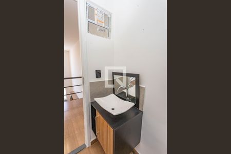 Banheiro da suíte de apartamento para alugar com 1 quarto, 55m² em Centro, Diadema