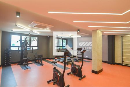 Studio para alugar com 25m², 1 quarto e 1 vaga Studio para alugar com 25m², 1 quarto e 1 vagaÁrea comum - Academia