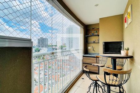 Varanda gourmet de apartamento à venda com 3 quartos, 91m² em Vila Lanzara, Guarulhos