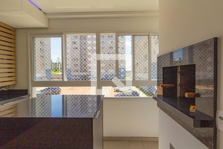 Apartamento à venda com 46m², 2 quartos e 1 vagaCozinha e churrasqueira