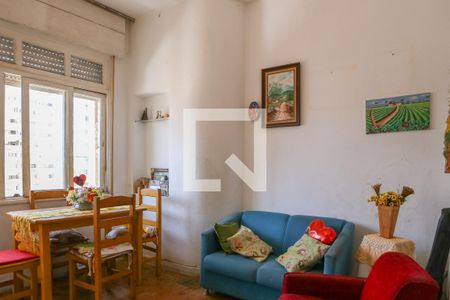 Sala de apartamento à venda com 1 quarto, 48m² em Santa Cecilia, São Paulo