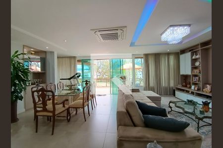 Sala de apartamento à venda com 3 quartos, 347m² em Recreio dos Bandeirantes, Rio de Janeiro