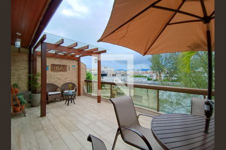 Varanda da Sala de apartamento à venda com 3 quartos, 347m² em Recreio dos Bandeirantes, Rio de Janeiro