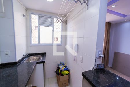 Apartamento para alugar com 39m², 2 quartos e 1 vagaCozinha e Área de Serviço