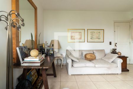 Sala de apartamento à venda com 1 quarto, 50m² em Paraíso do Morumbi, São Paulo