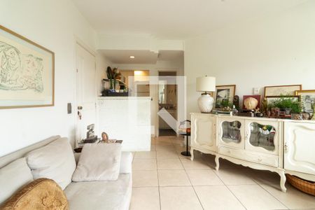 Sala de apartamento à venda com 1 quarto, 50m² em Paraíso do Morumbi, São Paulo