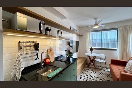 Studio à venda com 24m², 1 quarto e sem vagaCozinha