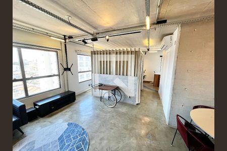 Sala de apartamento à venda com 1 quarto, 70m² em Carandiru, São Paulo