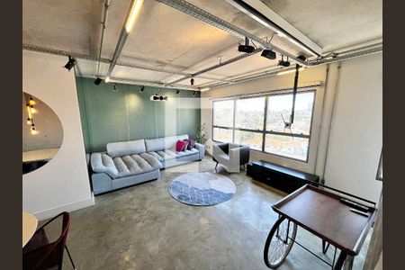 Sala de apartamento à venda com 1 quarto, 70m² em Carandiru, São Paulo