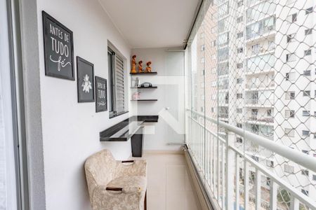 Varanda da sala de apartamento para alugar com 2 quartos, 75m² em Vila Santa Luzia, São Bernardo do Campo