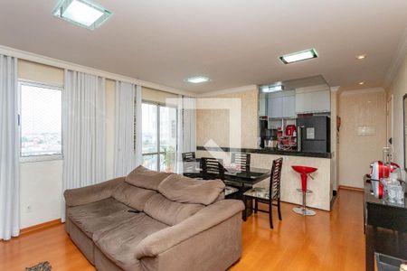 Sala de apartamento para alugar com 2 quartos, 75m² em Vila Santa Luzia, São Bernardo do Campo