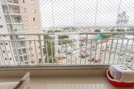 Varanda da sala de apartamento para alugar com 2 quartos, 75m² em Vila Santa Luzia, São Bernardo do Campo