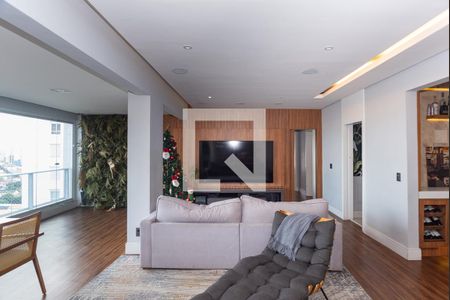 Sala de apartamento à venda com 3 quartos, 134m² em Vila Anastácio, São Paulo