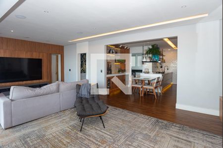 Sala de apartamento à venda com 3 quartos, 134m² em Vila Anastácio, São Paulo