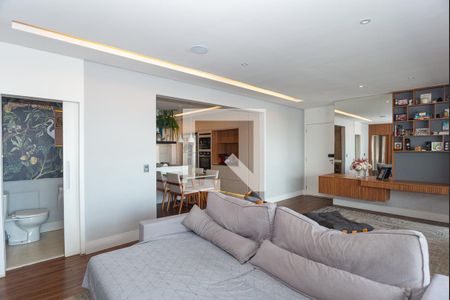 Sala de apartamento à venda com 3 quartos, 134m² em Vila Anastácio, São Paulo