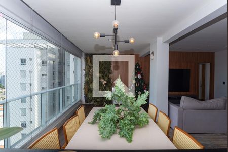 Varanda Gourmet de apartamento à venda com 3 quartos, 134m² em Vila Anastácio, São Paulo