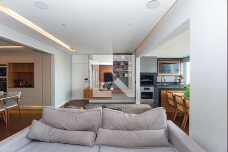 Sala de apartamento à venda com 3 quartos, 134m² em Vila Anastácio, São Paulo