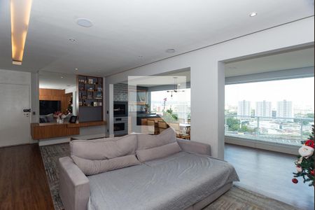 Sala de apartamento à venda com 3 quartos, 134m² em Vila Anastácio, São Paulo