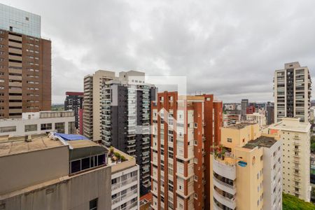 Varanda de kitnet/studio para alugar com 1 quarto, 26m² em Pinheiros, São Paulo