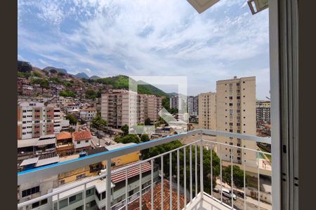 Varanda da Sala de apartamento à venda com 1 quarto, 62m² em Engenho Novo, Rio de Janeiro