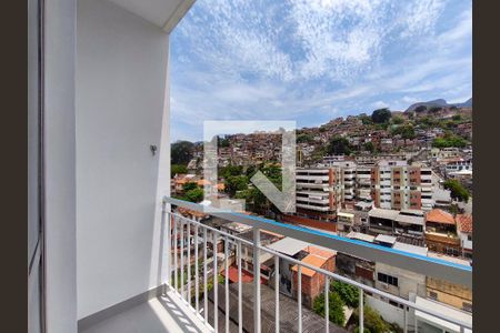 Varanda da Sala de apartamento à venda com 1 quarto, 62m² em Engenho Novo, Rio de Janeiro