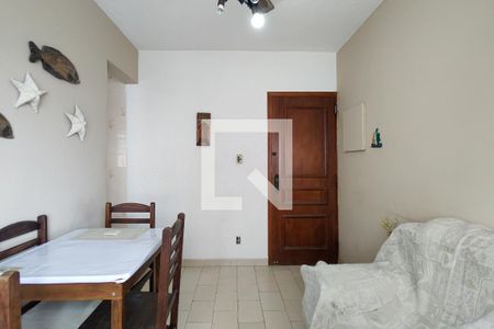 Sala de apartamento para alugar com 1 quarto, 40m² em Guilhermina, Praia Grande