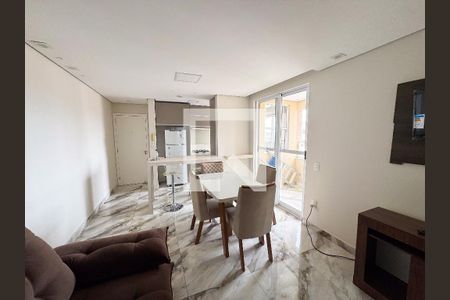 Sala de apartamento para alugar com 3 quartos, 73m² em Jk, Contagem