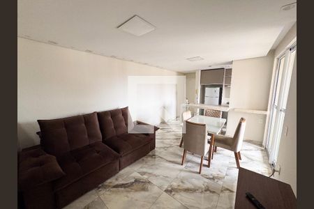 Sala de apartamento para alugar com 3 quartos, 73m² em Jk, Contagem