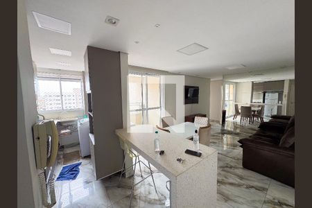 Sala de apartamento para alugar com 3 quartos, 73m² em Jk, Contagem