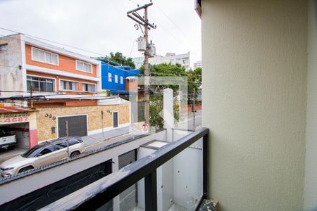 Varanda do quarto 1 de apartamento à venda com 2 quartos, 55m² em Vila Alice, Santo André