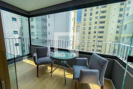 Apartamento para alugar com 44m², 1 quarto e sem vagaVaranda do quarto