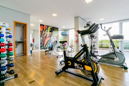 Apartamento à venda com 63m², 1 quarto e 2 vagasÁrea comum - Academia