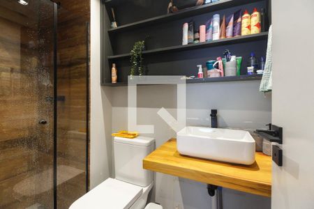 Apartamento à venda com 49m², 1 quarto e 1 vagaBanheiro 