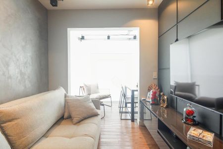 Sala  de apartamento à venda com 1 quarto, 49m² em Cidade Mãe do Céu, São Paulo