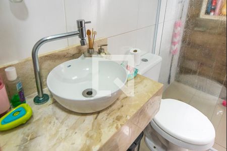 Banheiro de apartamento para alugar com 3 quartos, 85m² em Parque das Nações, Santo André